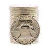 Image 2 : Roll of (20) Brilliant Uncirculated 1961 Franklin Half Dollar Coins