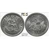 Image 1 : 1854 Seated Liberty Quarter Coin PCGS MS62 Arrows