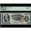 Image 1 : 1886 $1 Martha Washington Silver Certificate PCGS 64