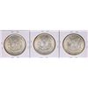 Image 2 : Lot of (3) 1889 $1 Morgan Silver Dollar Coins