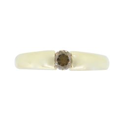 14KT Yellow Gold 0.26ct Diamond Ring