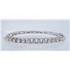 Image 1 : 14KT White Gold 1.10ctw Diamond Bracelet