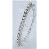 Image 7 : 14KT White Gold 1.10ctw Diamond Bracelet