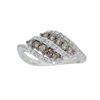 Image 1 : 14KT White Gold 0.60ctw Diamond Ring