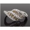 Image 2 : 14KT White Gold 0.60ctw Diamond Ring