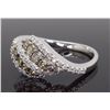 Image 3 : 14KT White Gold 0.60ctw Diamond Ring