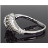 Image 4 : 14KT White Gold 0.60ctw Diamond Ring