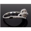 Image 6 : 14KT White Gold 0.60ctw Diamond Ring