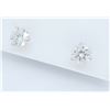 Image 3 : 14KT White Gold 2.18ctw Leo Diamond Earrings
