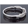 Image 5 : 18KT White Gold 0.37ctw Diamond Ring