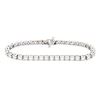 Image 1 : 14KT White Gold 10.00ctw Diamond Tennis Bracelet