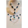 Image 2 : 4 Piece London Blue Topaz Jewelry Set