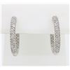Image 1 : 14KT White Gold 0.35ctw Diamond Earrings