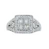 Image 1 : 14KT White Gold 1.55ctw Diamond Ring