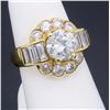 Image 10 : 14KT Yellow Gold 2.20ctw Diamond Ring