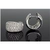 Image 4 : 18KT White Gold 3.30ctw Diamond Earrings