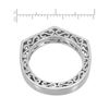 Image 2 : 18KT White Gold 0.58ctw Diamond Ring