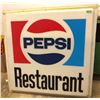 Image 1 : 4' DOUBLE SIDED ACRYLIC PEPSI SIGN