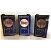 Image 1 : GR OF 3 TIDEX MOTOR OIL CANS - 1 GAL