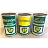 Image 1 : GR OF 3, BP OIL CANS