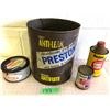 Image 1 : GR OF 4, PRESTONE TINS
