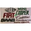 Image 1 : 7 X METAL VEHICLE BRAND PLATES