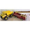 Image 3 : GR OF 2, TONKA DUMP TRUCK & FIRE TRUCK