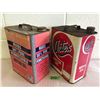 Image 2 : GR OF 2, 2 GAL SIZE OIL CANS