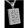 Image 1 : 14KW Gold Fancy Diamond Pendant