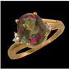 Image 1 : 2.00ct Mystic Topaz and Diamond Ring