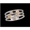 Image 1 : 14K Gold Triple Color  Beautiful Diamond Ring