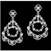 Image 1 : 14KW Gold Fancy Diamond Dangle Earrings