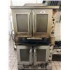 Image 1 : 2 BAKERS PRIDE STAINLESS STEEL DOUBLE DOOR CONVECTION OVENS 38" X 38" X 32"