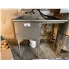 Image 1 : STAINLESS STEEL SINGLE BAY WASH SINK WITH RUN OFF