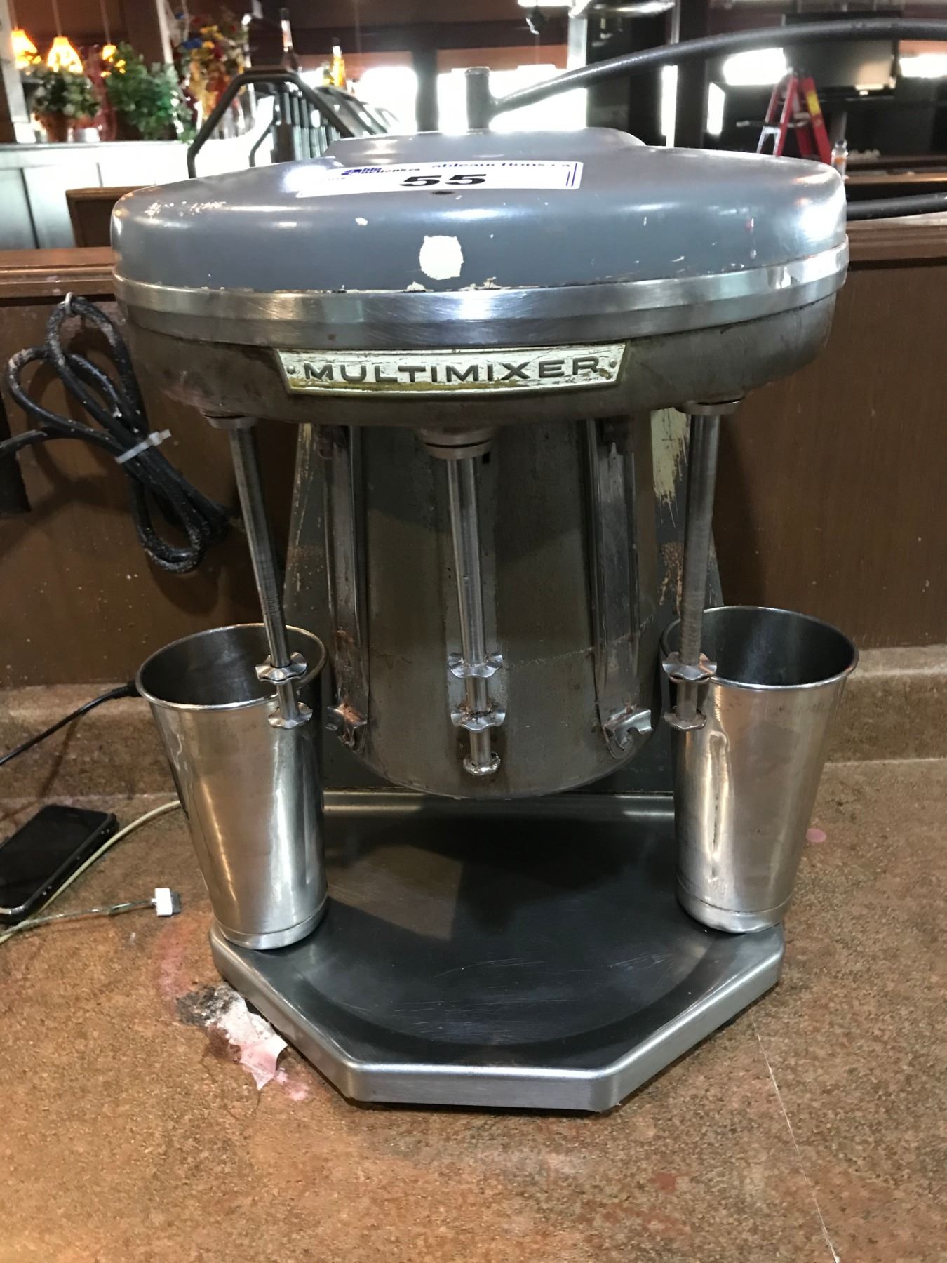 MULTIMIXER MODEL 9B 3 STATION MILKSHAKE MIXER & 2 STAINLESS CUPS - Able ...