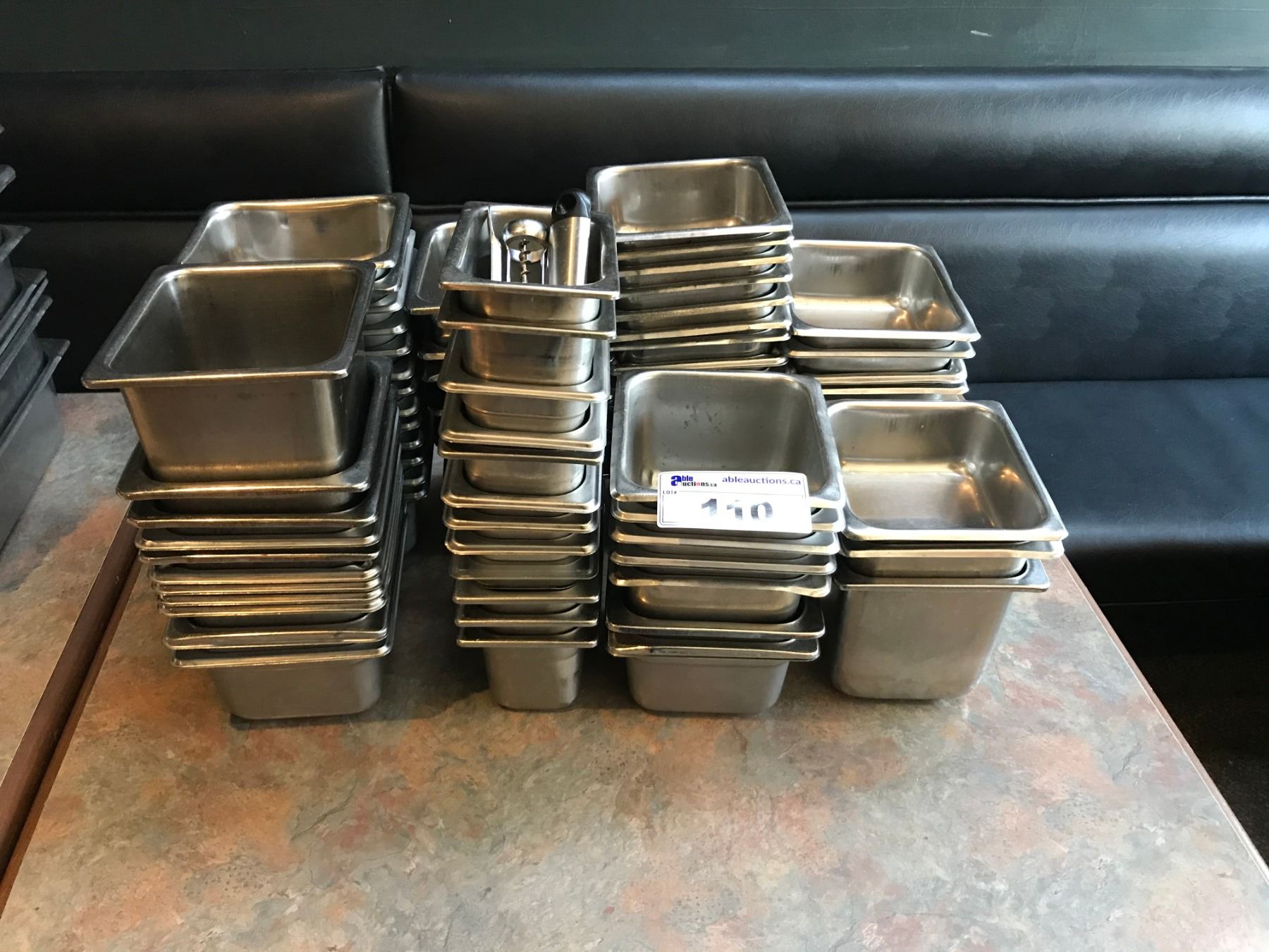 Stainless Table Insert LOT OF SMALL STAINLESS STEEL KITCHEN INSERTS