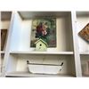 Image 2 : 6 SHELVES OF ASSORTED VINTAGE & NEW DECOR ITEMS