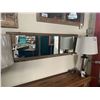 Image 2 : 3 RUSTIC WOOD OLD QUEBEC WINDOW FRAME WALL HUNG MIRRORS