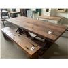 Image 2 : RUSTIC OLD FIR SOLID WOOD MESS HALL TABLE
