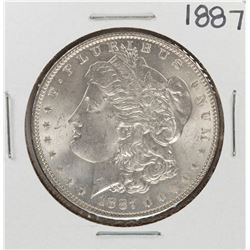 1887 $1 Morgan Silver Dollar Coin