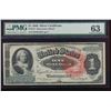 Image 1 : 1886 $1 Martha Washington Silver Certificate PMG 63