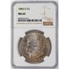 Image 1 : 1884-O $1 Morgan Silver Dollar Coin NGC MS63