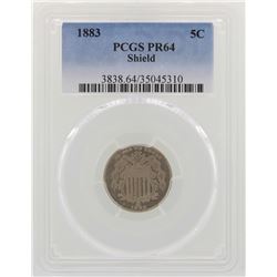 1883 Shield Nickel Proof Coin PCGS PR64