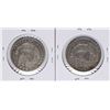 Image 2 : Lot of (2) 1835 Capped Bust Half Dollar Coins