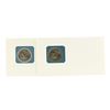 Image 2 : Lot of 1974 & 1974-D Eisenhower Dollars Collection Coin Cover & Stamp