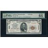 Image 1 : 1929 $5 LaPorte National Bank Note PMG 64EPQ