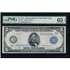 Image 1 : 1914 $1 New York Federal Reserve Note PMG 65EPQ