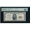 Image 1 : 1929 $5 Galveston National Bank Note PMG 66EPQ