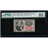 Image 1 : 25 Cent Fifth Issue Fractional Currency Note PMG 64EPQ