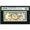 Image 1 : 2009 $10 Disney World Dollar PMG 64EPQ